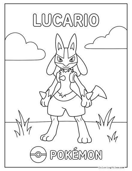 Lucario: The Blue Warrior