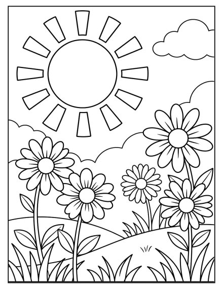 Spring Sunshine and Daisies