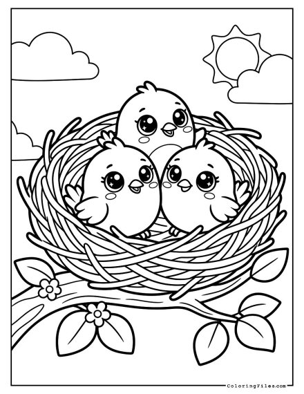 Kawaii Bird Nest