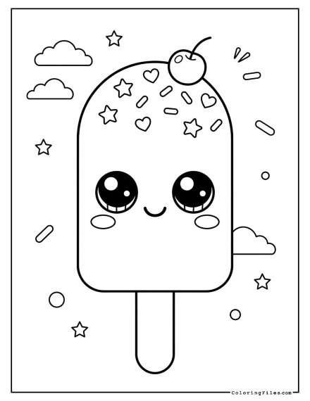Kawaii Ice Cream Stick
