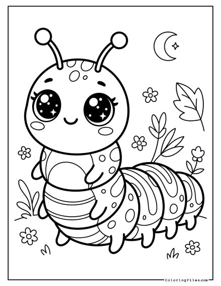 Kawaii Caterpillar
