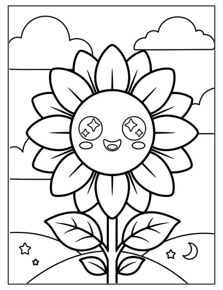 Kawaii Sunflower