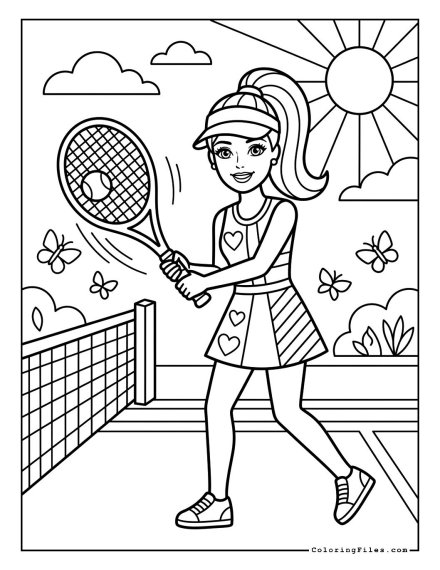 Barbie's Tennis Match