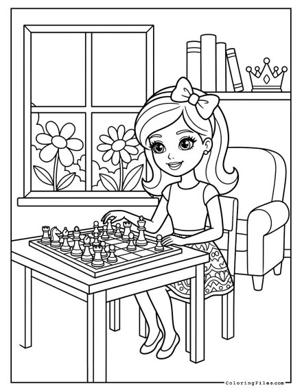 Barbie Plays Chess