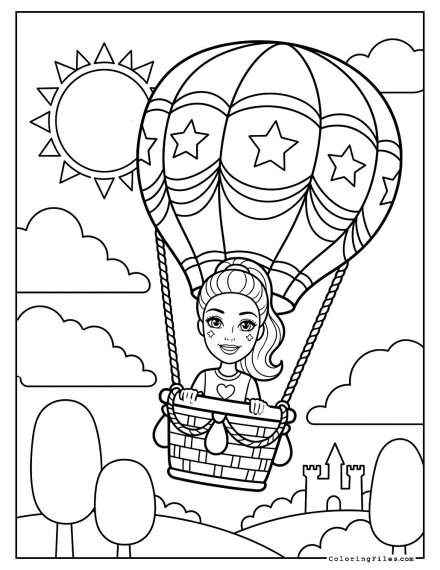 Barbie and a Hot Air Balloon