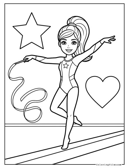 Gymnast Barbie