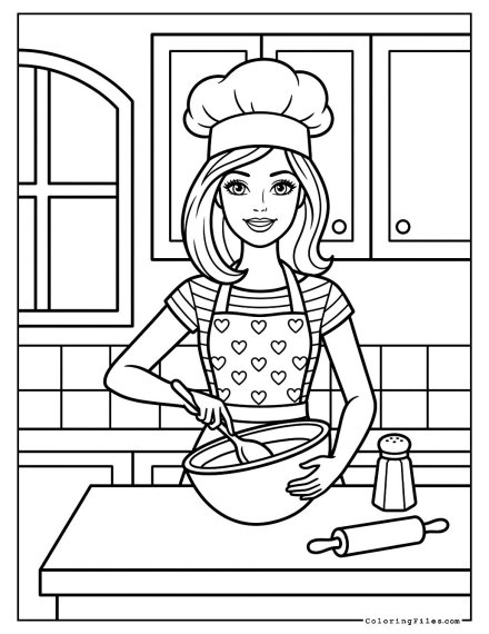 Barbie in the Kitchen