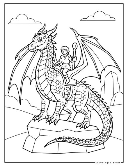 Dragon Rider in a Pose