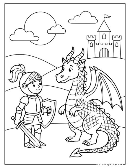 Knight and Dragon