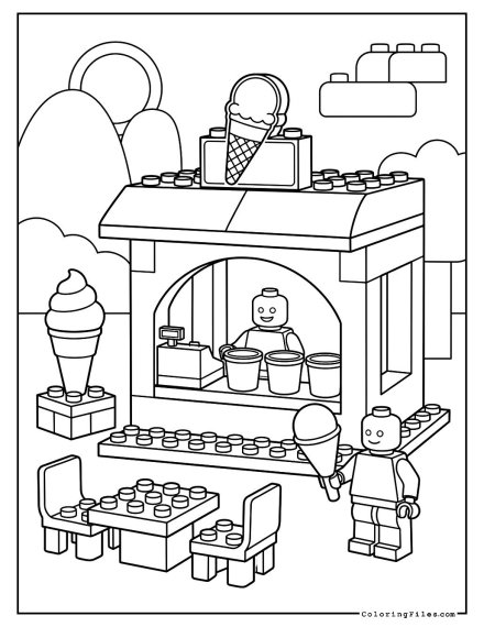 Lego Ice Cream Shop
