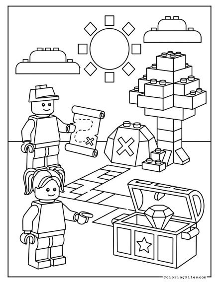 Lego Hidden Treasure Hunt
