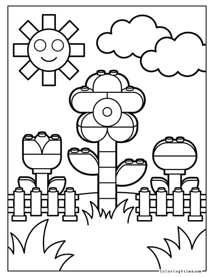Lego Flower Garden