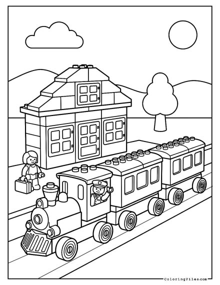 Lego Train Station