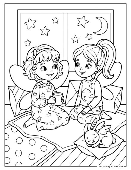 Fairy Girl Pajama Party