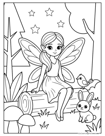 Forest Dweller Fairy Girl
