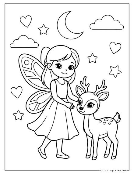 Fairy Girl and Her Cute Friend