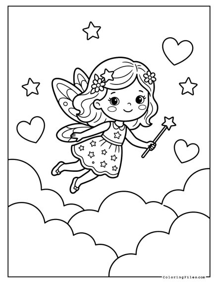 Fairy Above the Clouds