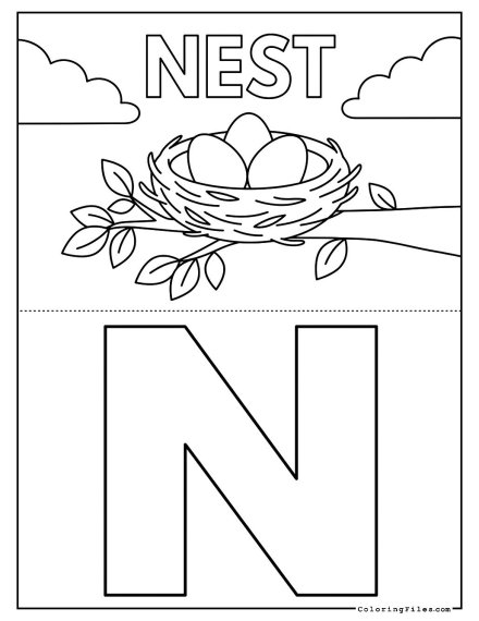 Letter N