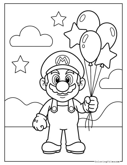 Super Mario and Balloons