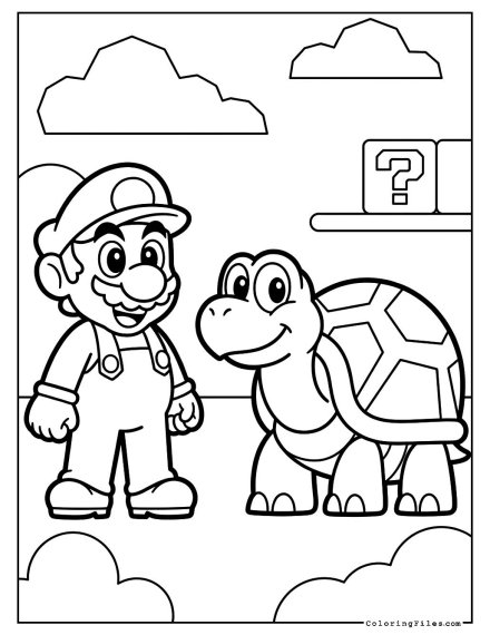 Mario and the Giant Turtle