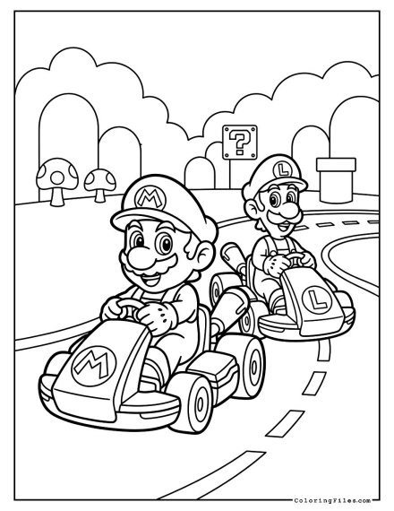 Mario and Luigi Kart Race