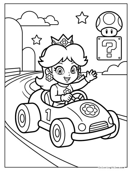 Princess Daisy's Race Car