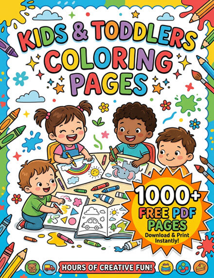 Kids&Toddlers Coloring Pages