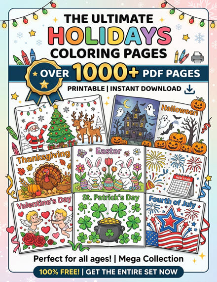 Holidays Coloring Pages