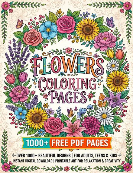 Flowers Coloring Pages