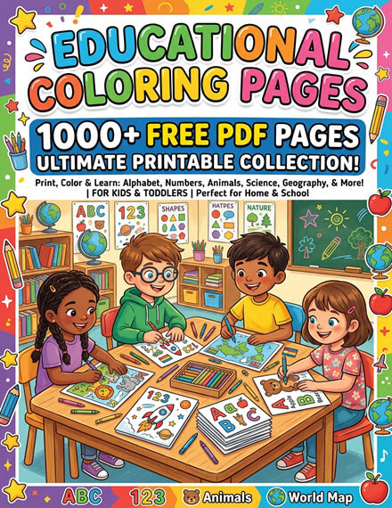 Educational Coloring Pages