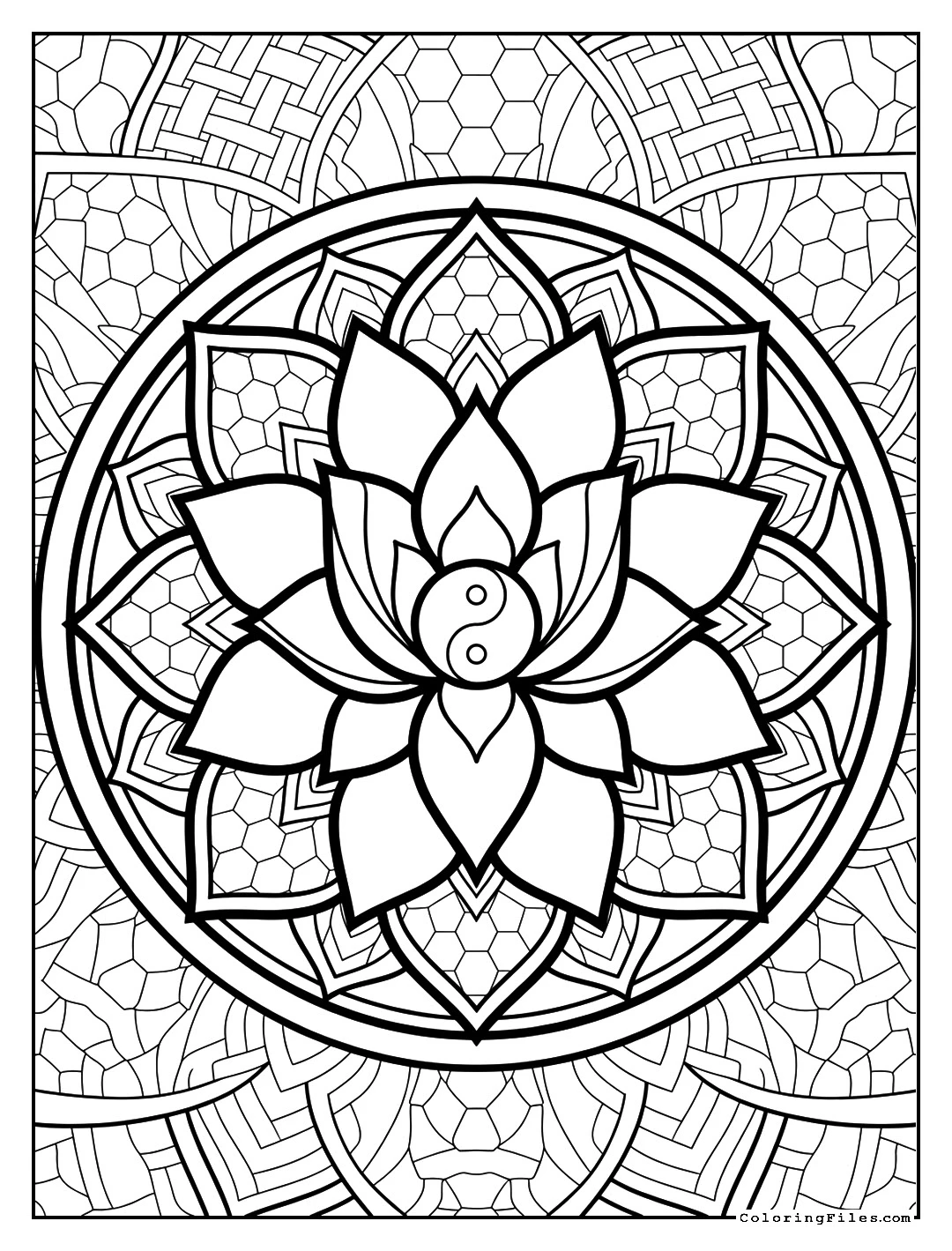 Infinite Balance Lotus Art