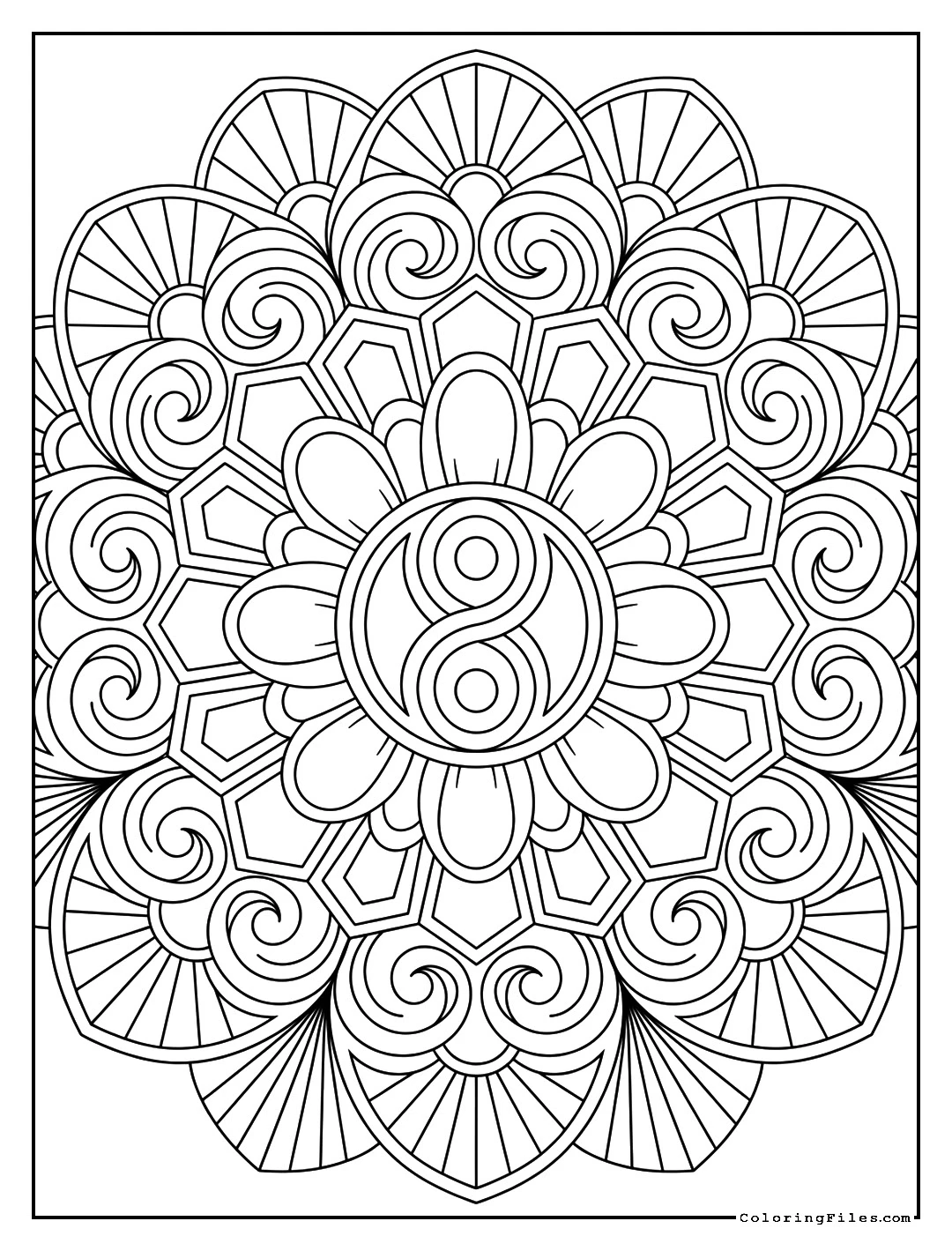 Balanced Mind Mandala