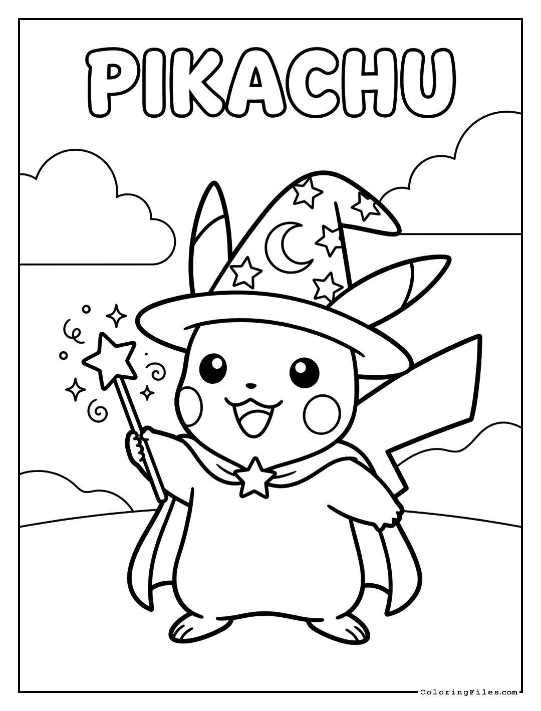 Magical Wizard Pikachu