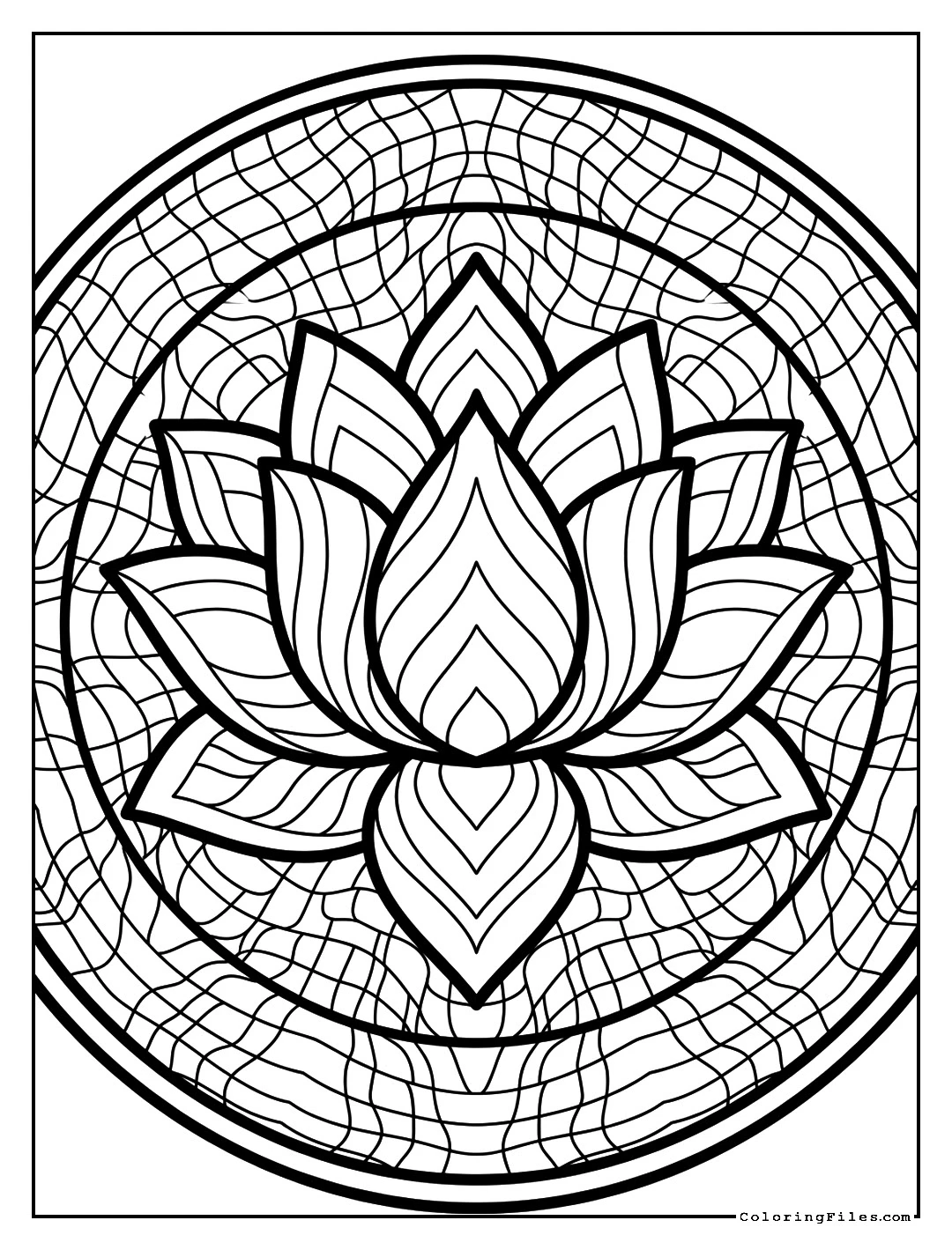Quiet Mindfulness Lotus