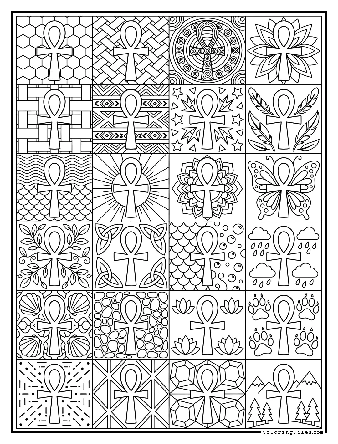 Ankh Life Symbol Weave