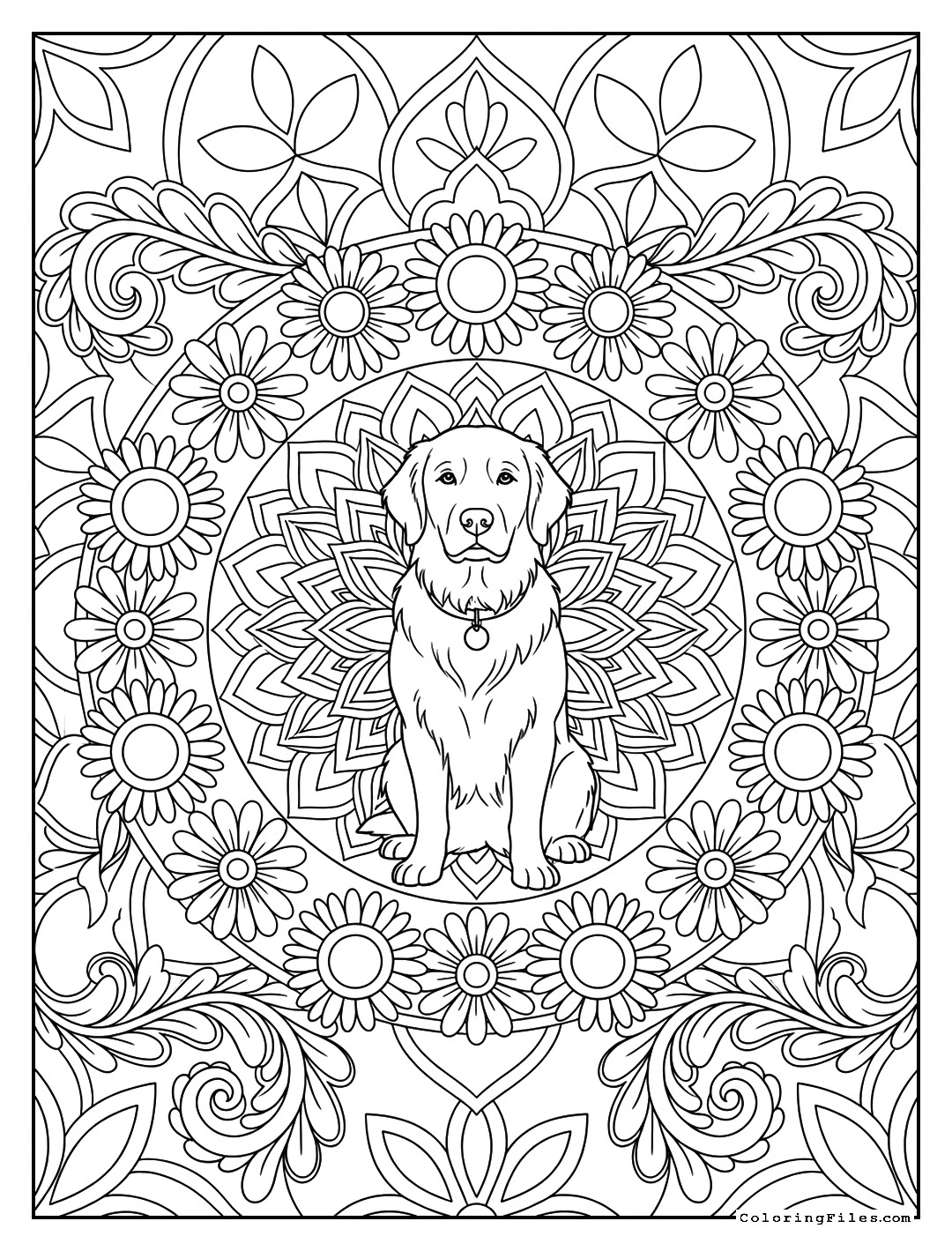 Loyal Dog Mandala