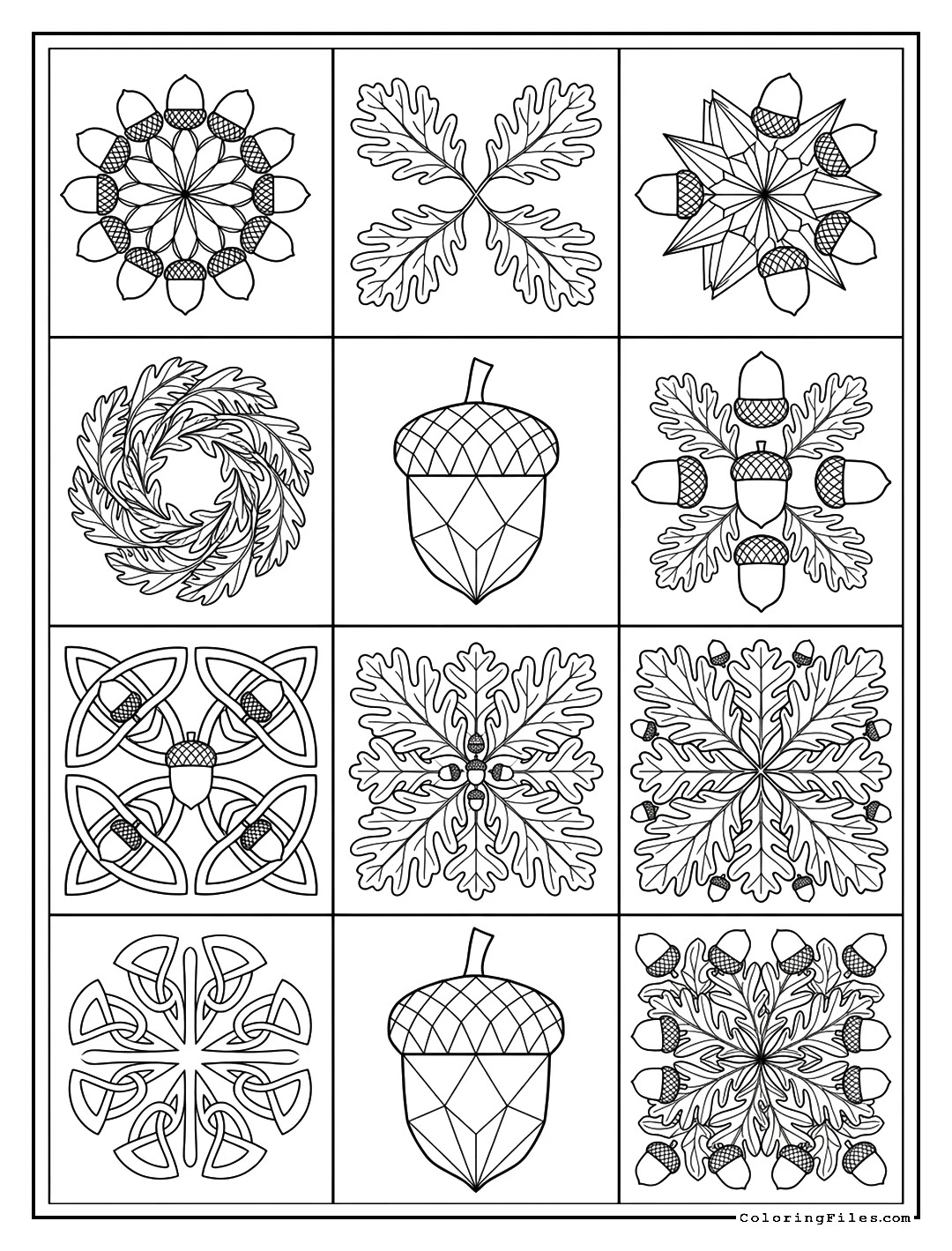 Acorn Abundance Pattern
