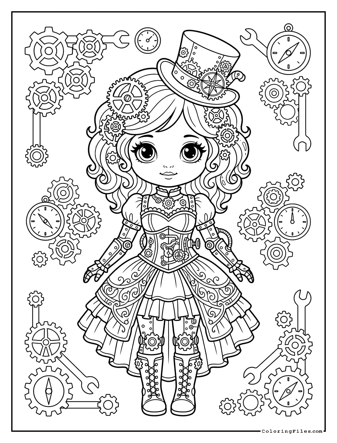 Steampunk Mechanical Doll