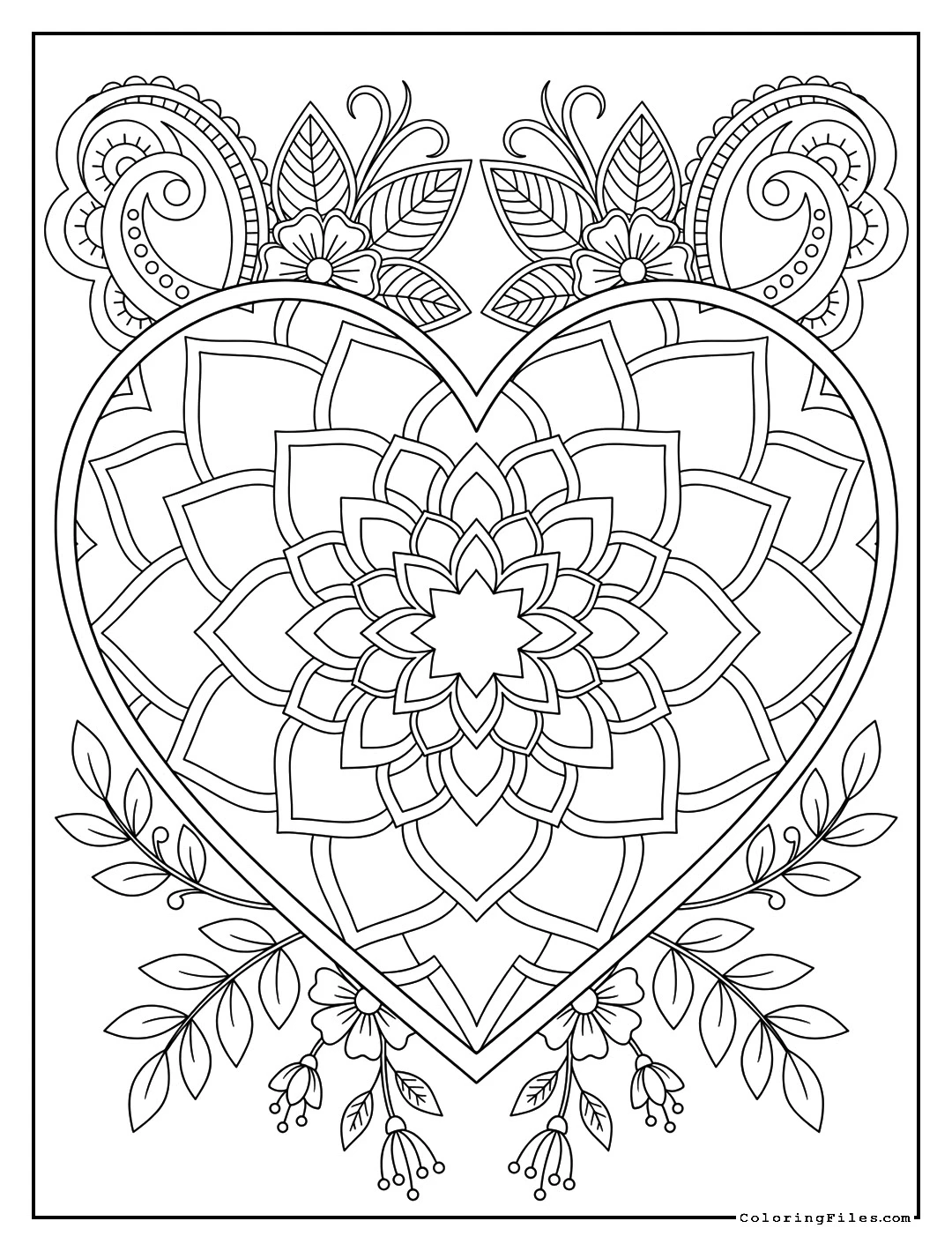 Watercolor Style Heart