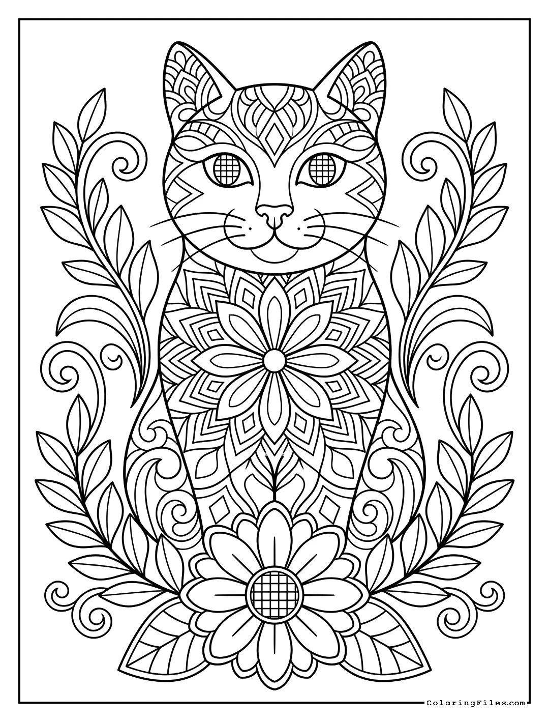 Cute Cat Mandala
