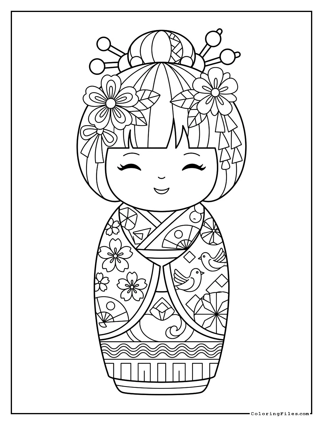 Kokeshi Japanese Doll