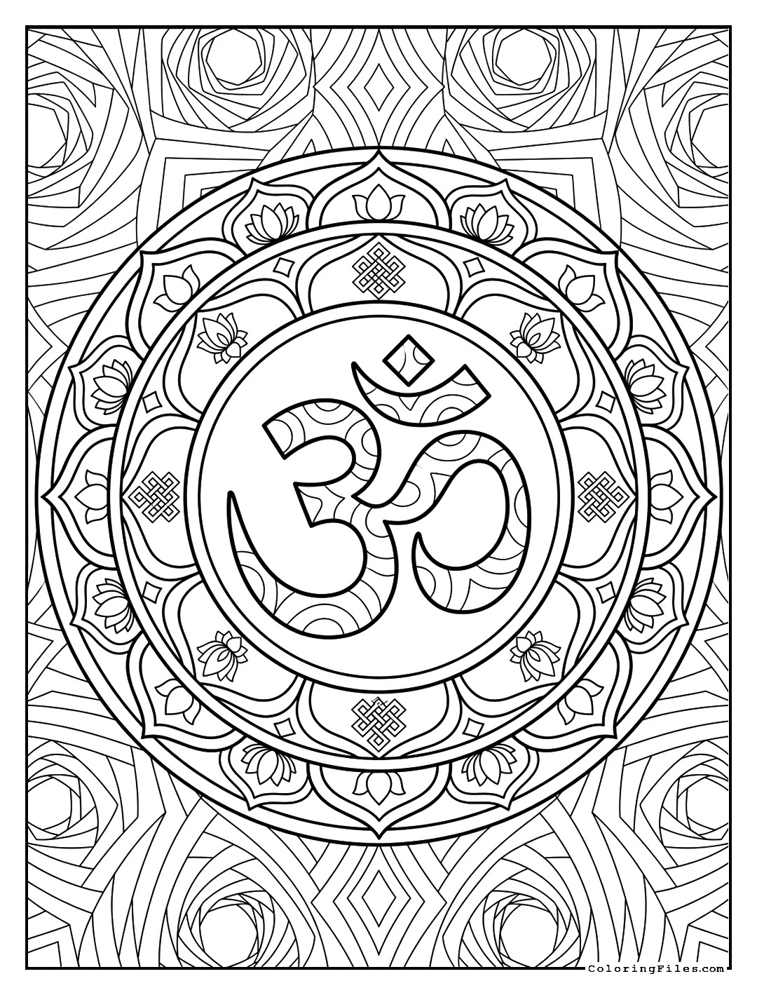 Sacred Om Syllable