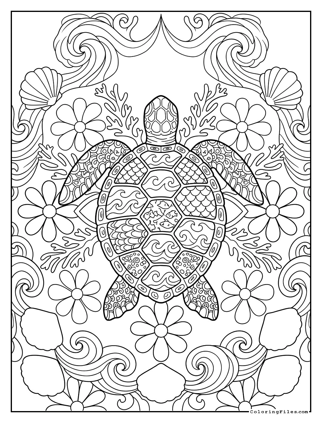 Gentle Sea Turtle