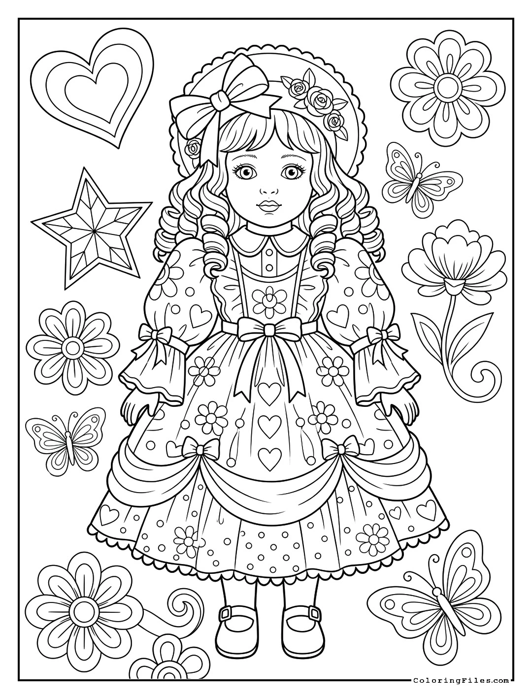 Vintage Porcelain Doll