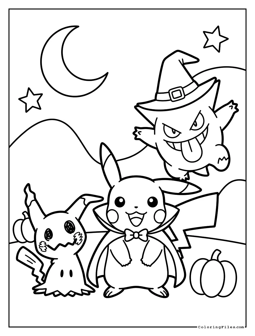 Pikachu, Gengar, and Mimikyu Costume Party