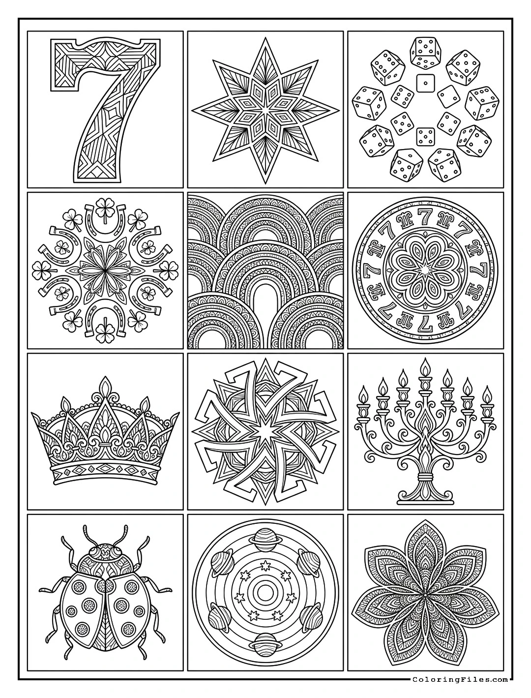 Lucky Seven Doodles