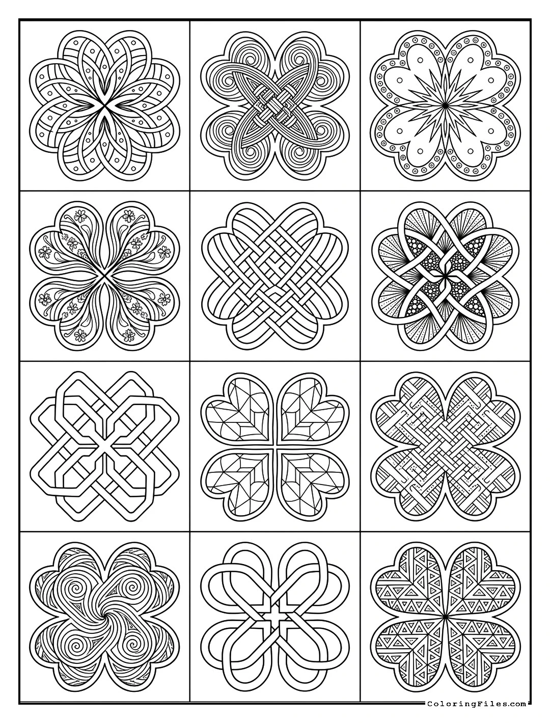 Four-Leaf Clover Weave