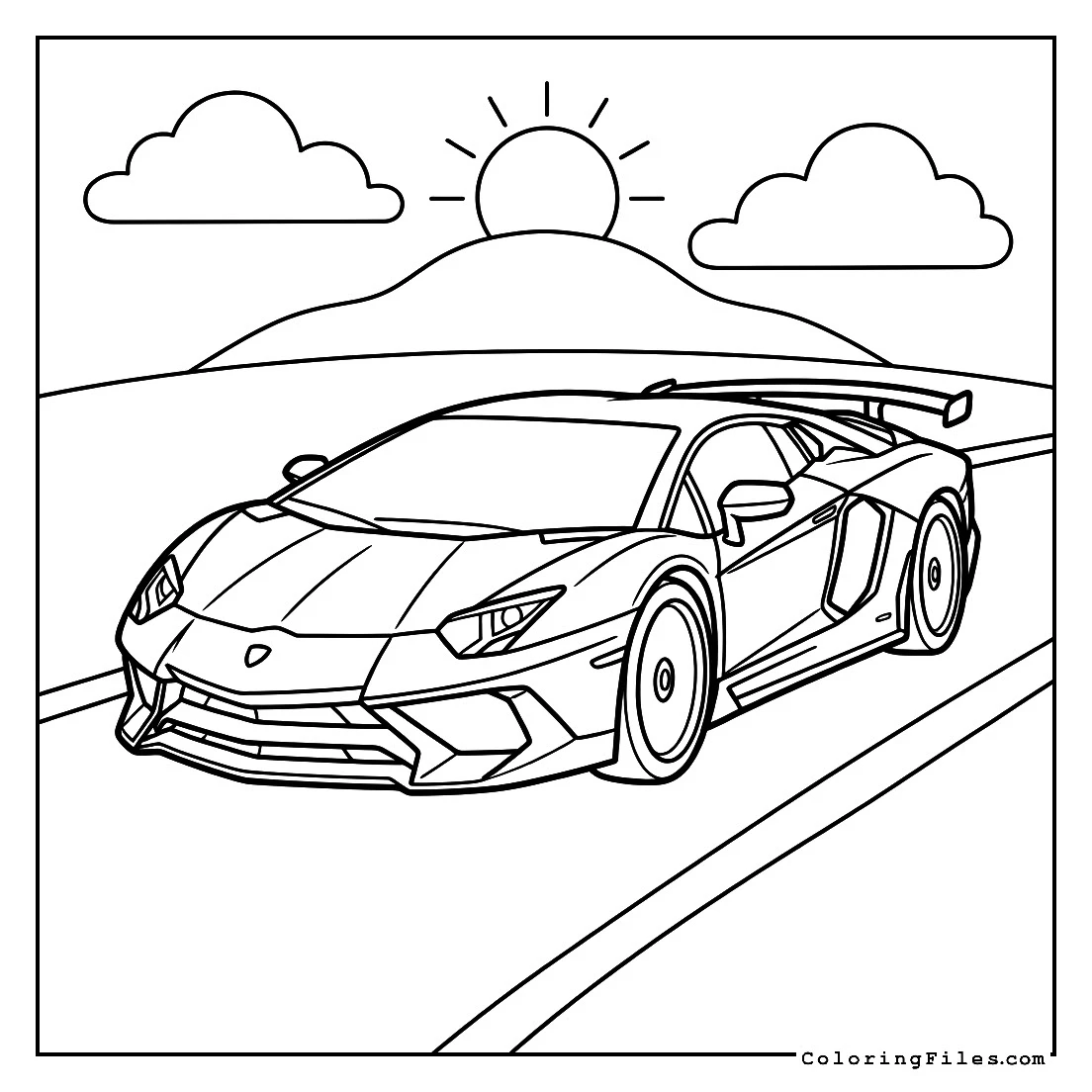 Lamborghini Aventador Supercar
