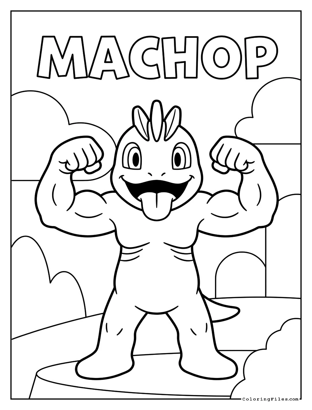 Machop Muscle Power