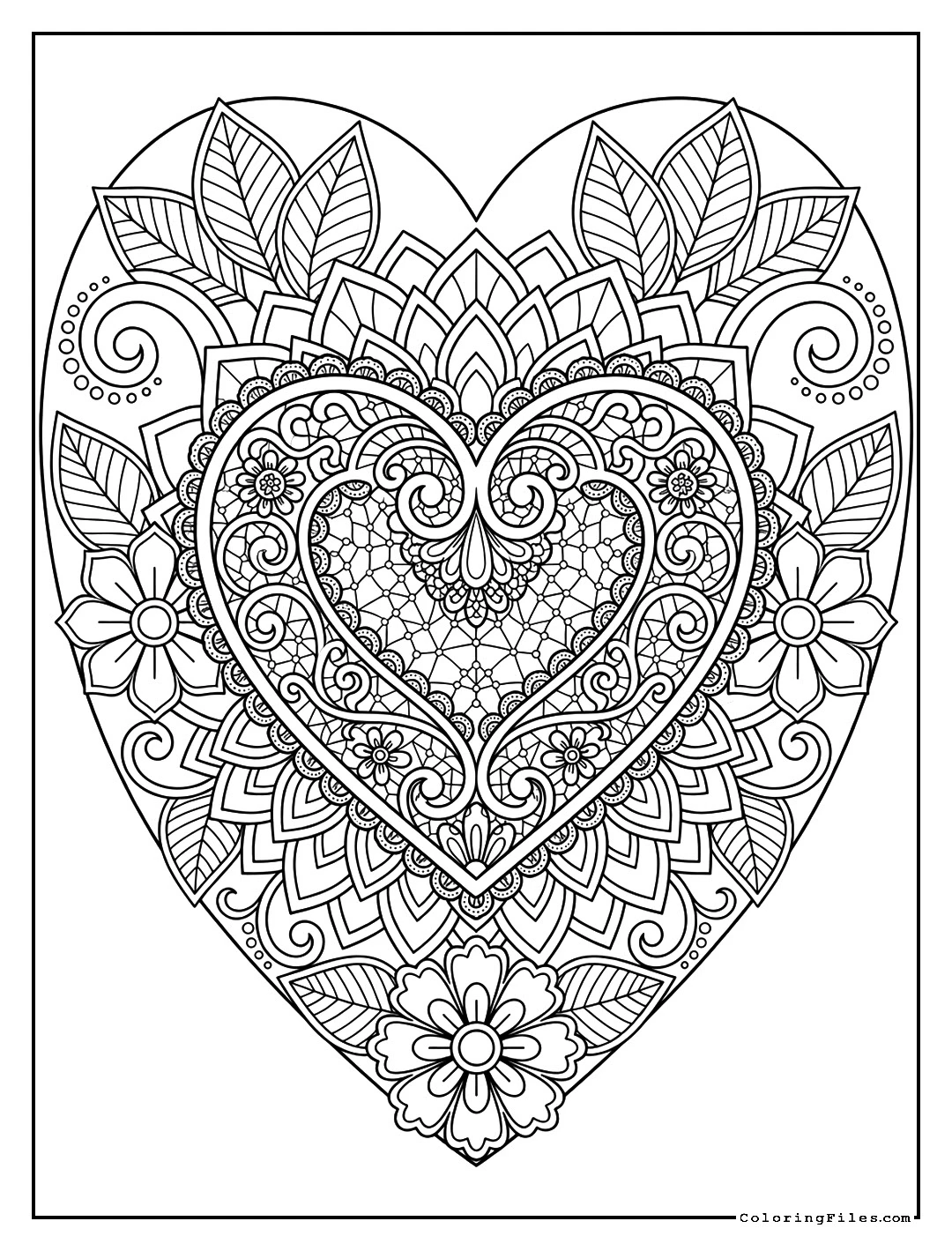 Sweet Lace Heart